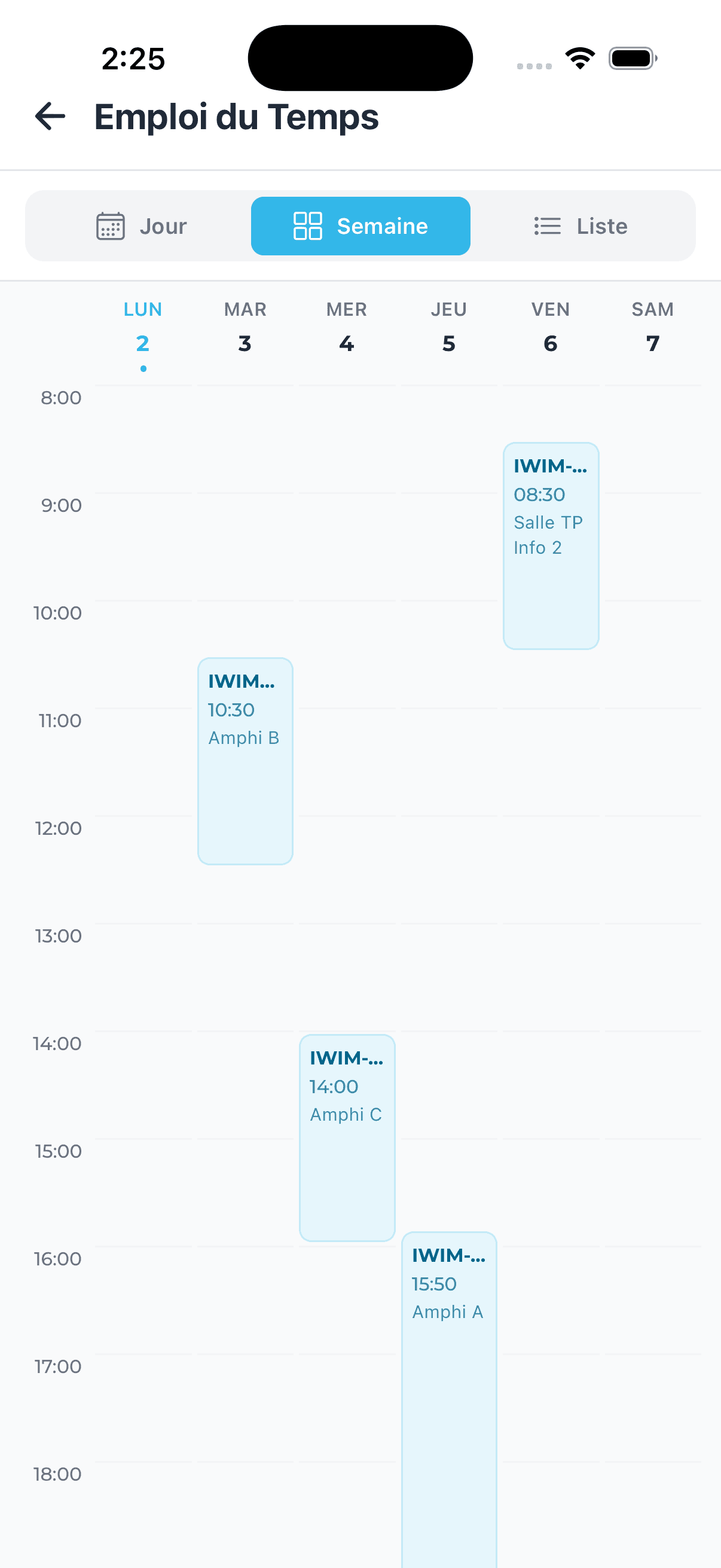mobile timetable