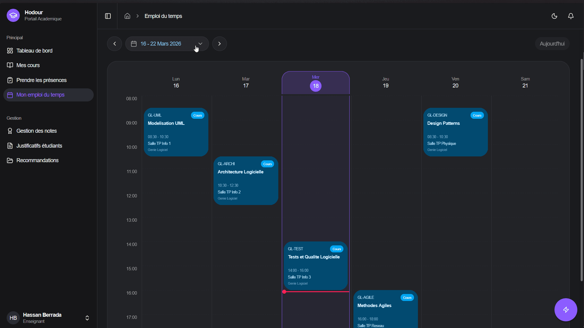 timetable